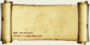 Jasminka Štrbanović vizit kartica